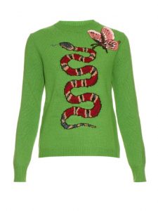 Snake motif at Gucci