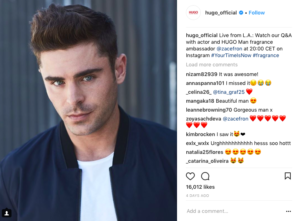 Instagram Hugo Boss