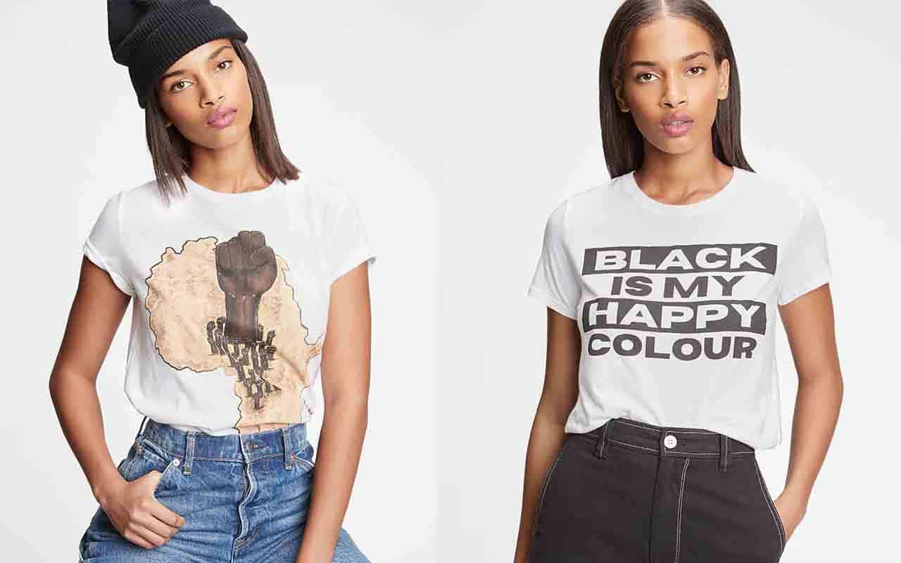 Høring Vejfremstillingsproces finansiel Gap celebrates UK Black History Month with collection of t-shirts | The  Industry Fashion