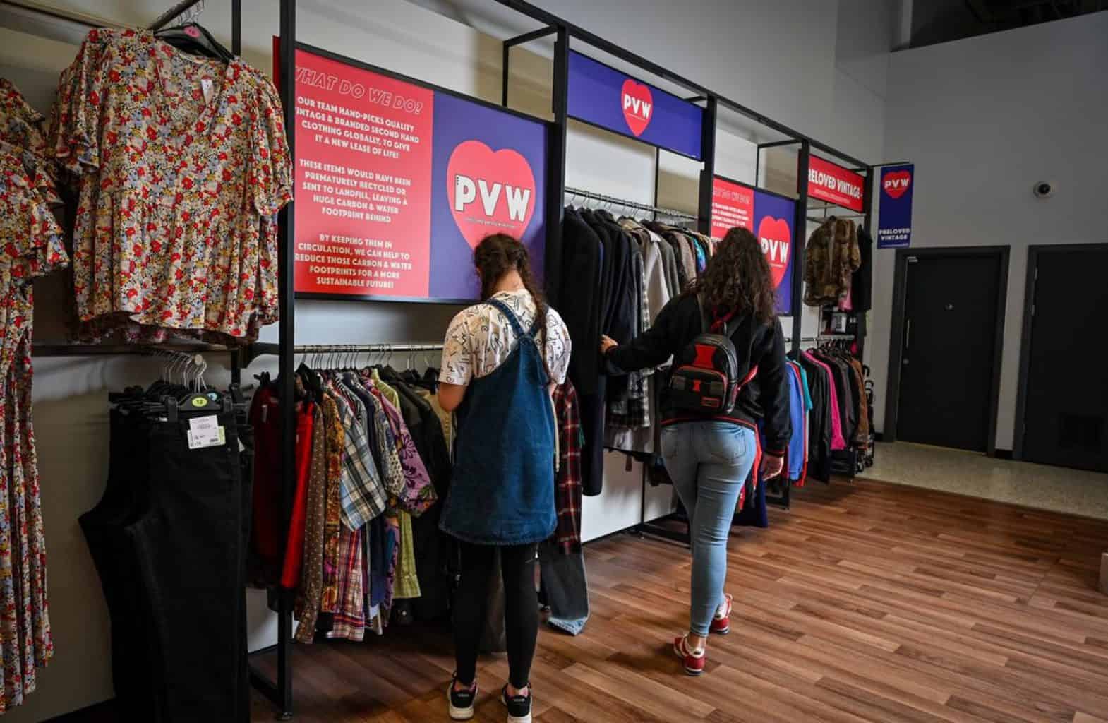 at ASDA launches vintage secondhand clothing shop in shops