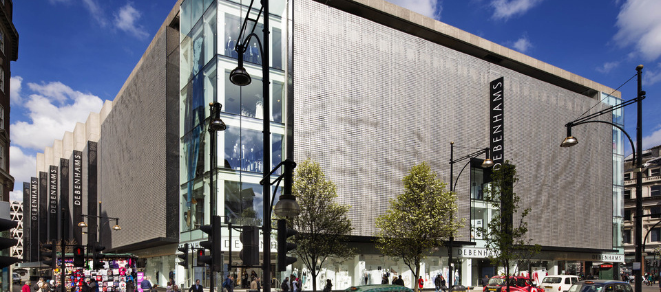Debenhams' former Oxford Street site is being redeveloped