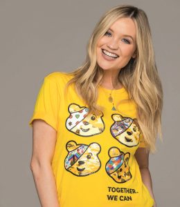 George Asda and BBC Children in Need t-shirt collection as modelled on Laura Whitmore