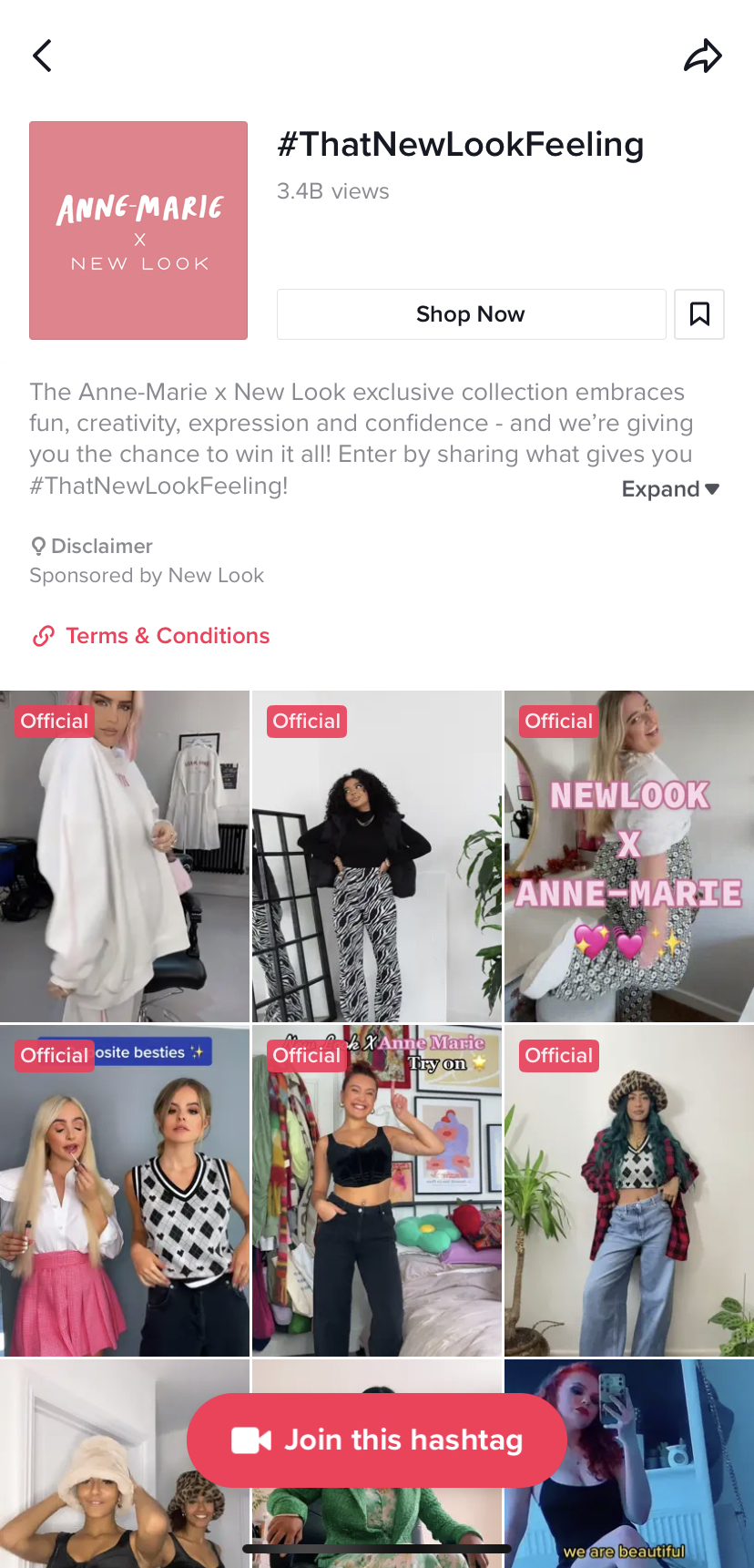 New Look x TikTok