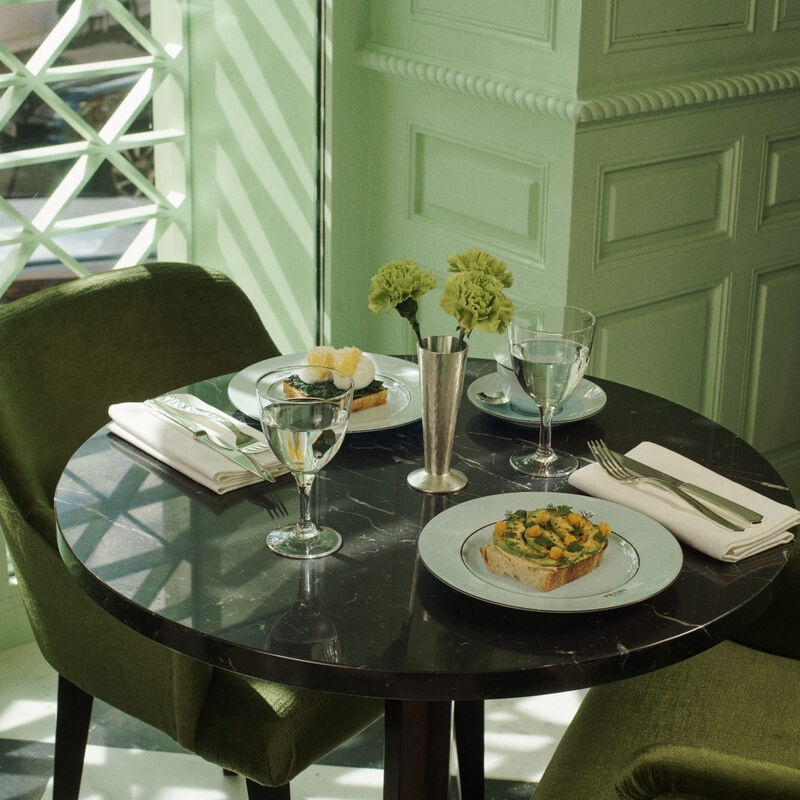 In Pictures: Harrods transforms café into a Prada lover’s paradise ...