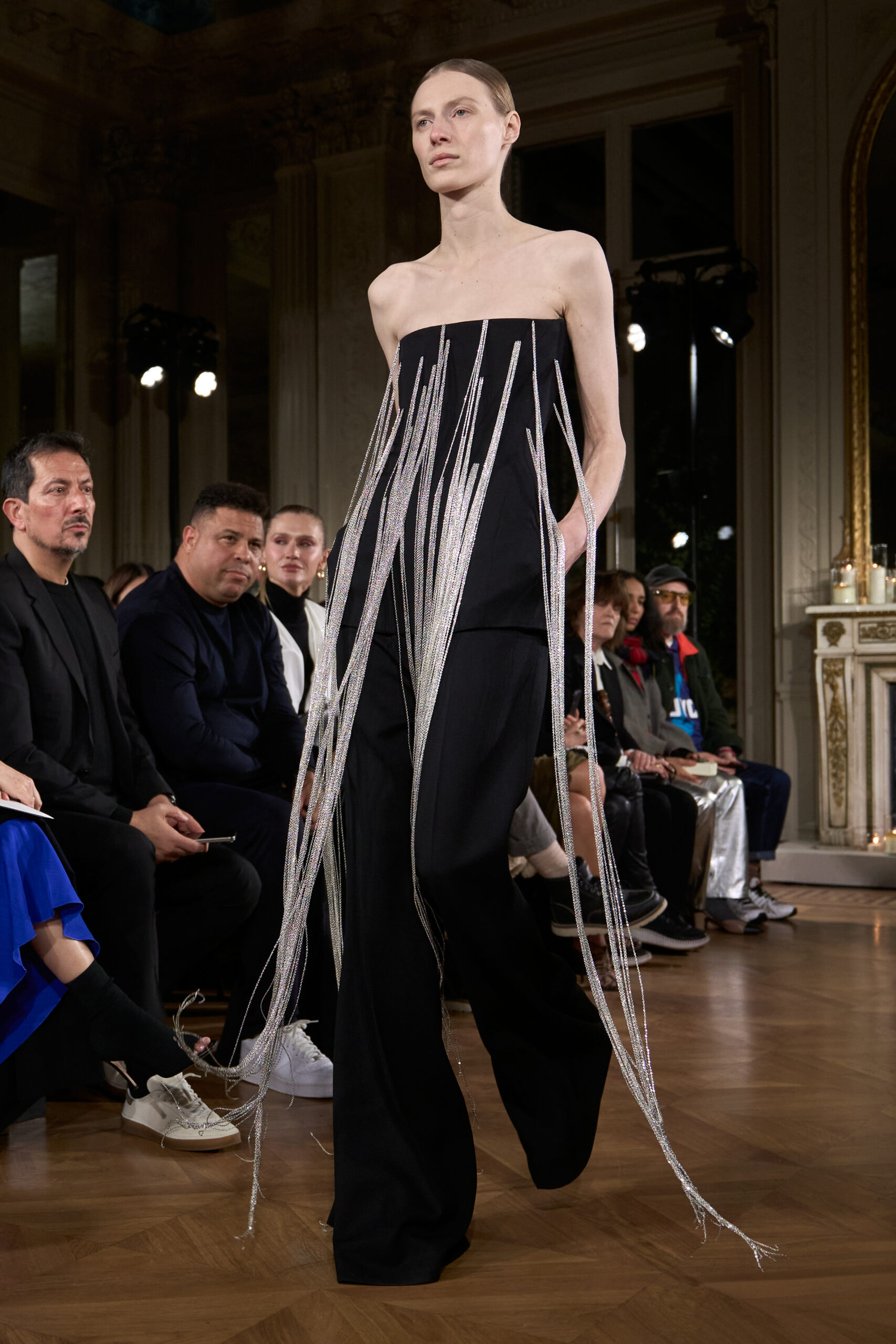 Victoria Beckham AW24 (PA)