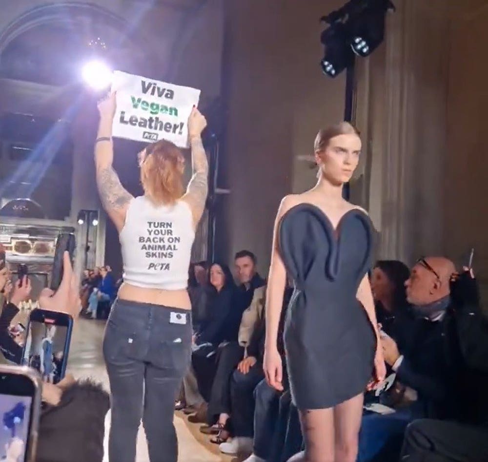 Victoria Beckham AW24 (PA)