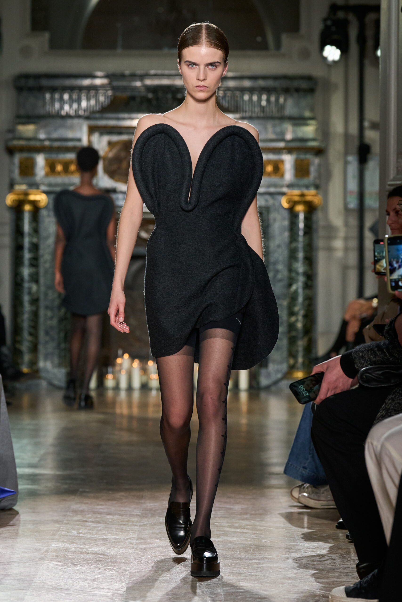 Victoria Beckham AW24 (PA)