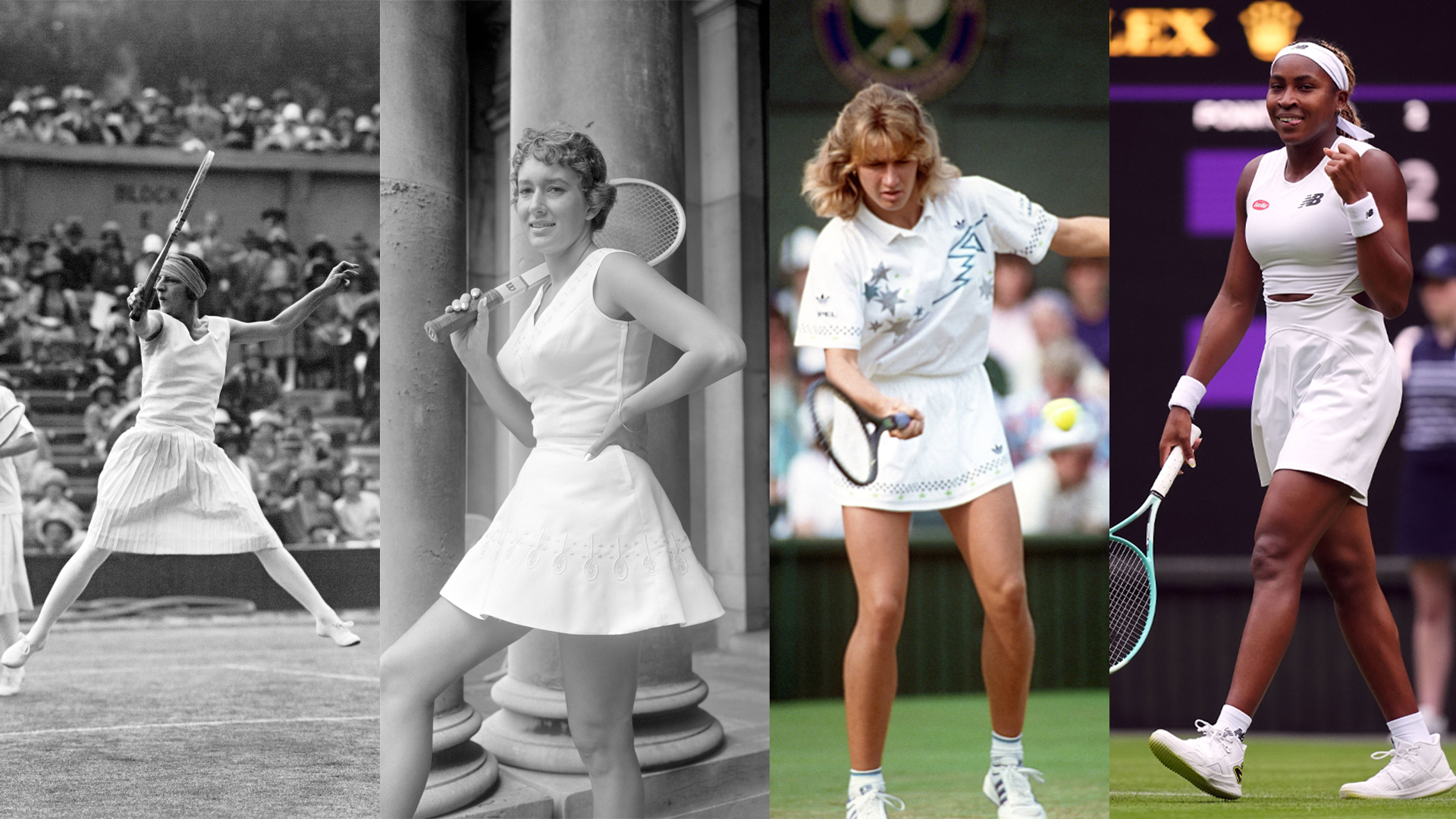 wimbledon ladies dress code In History: court fashion throughout the years wimbledon outfit ideas 2024