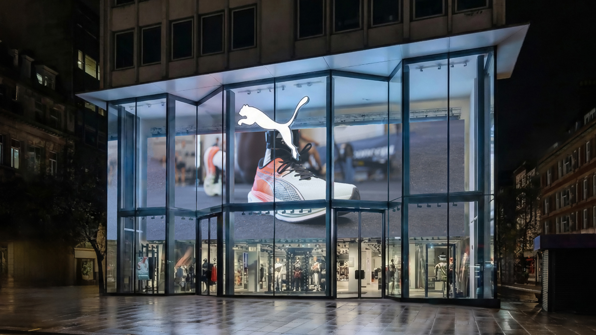 Puma unveils largest European flagship on London’s Oxford Street