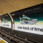New Balance transforms Waterloo tube for launch of ‘Ellipse’ runner