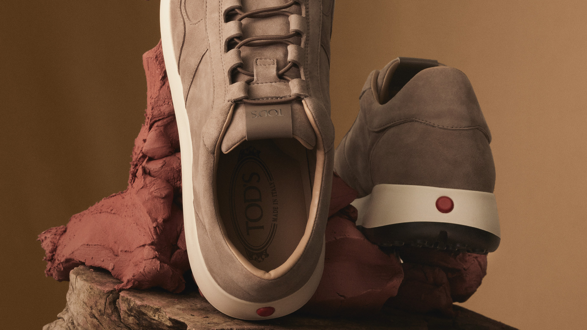 Tod's Red Dot sneaker campaign