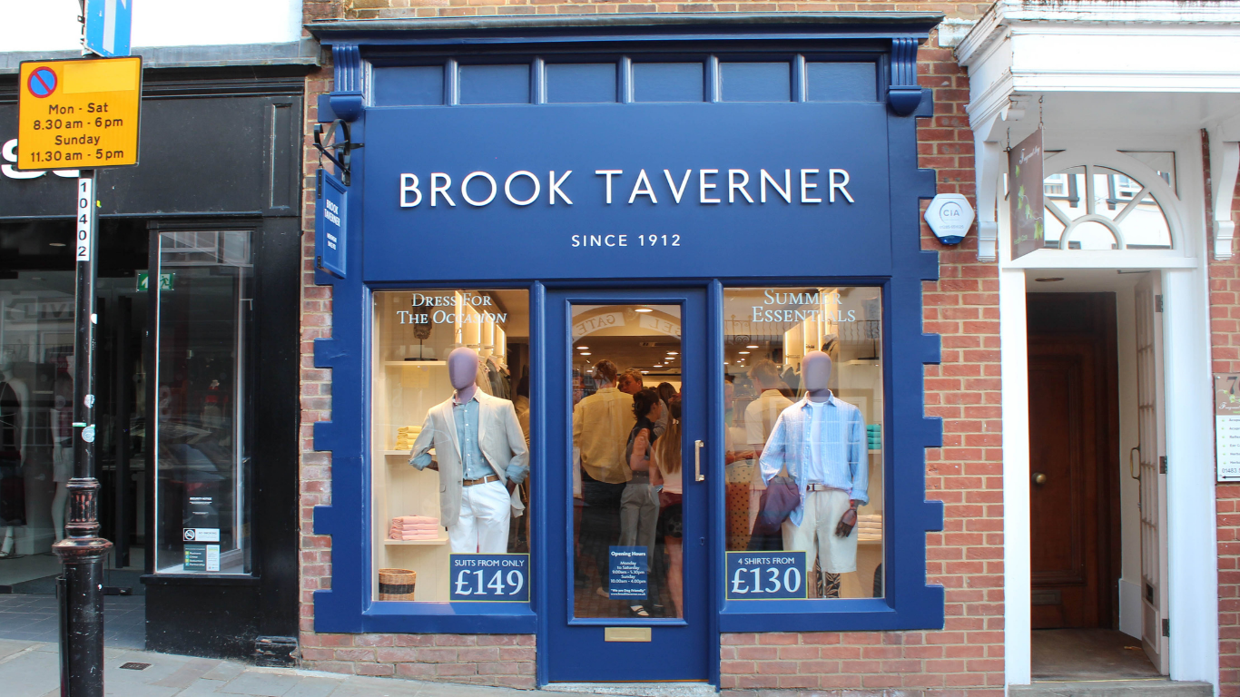 Brook Taverner Guildford store