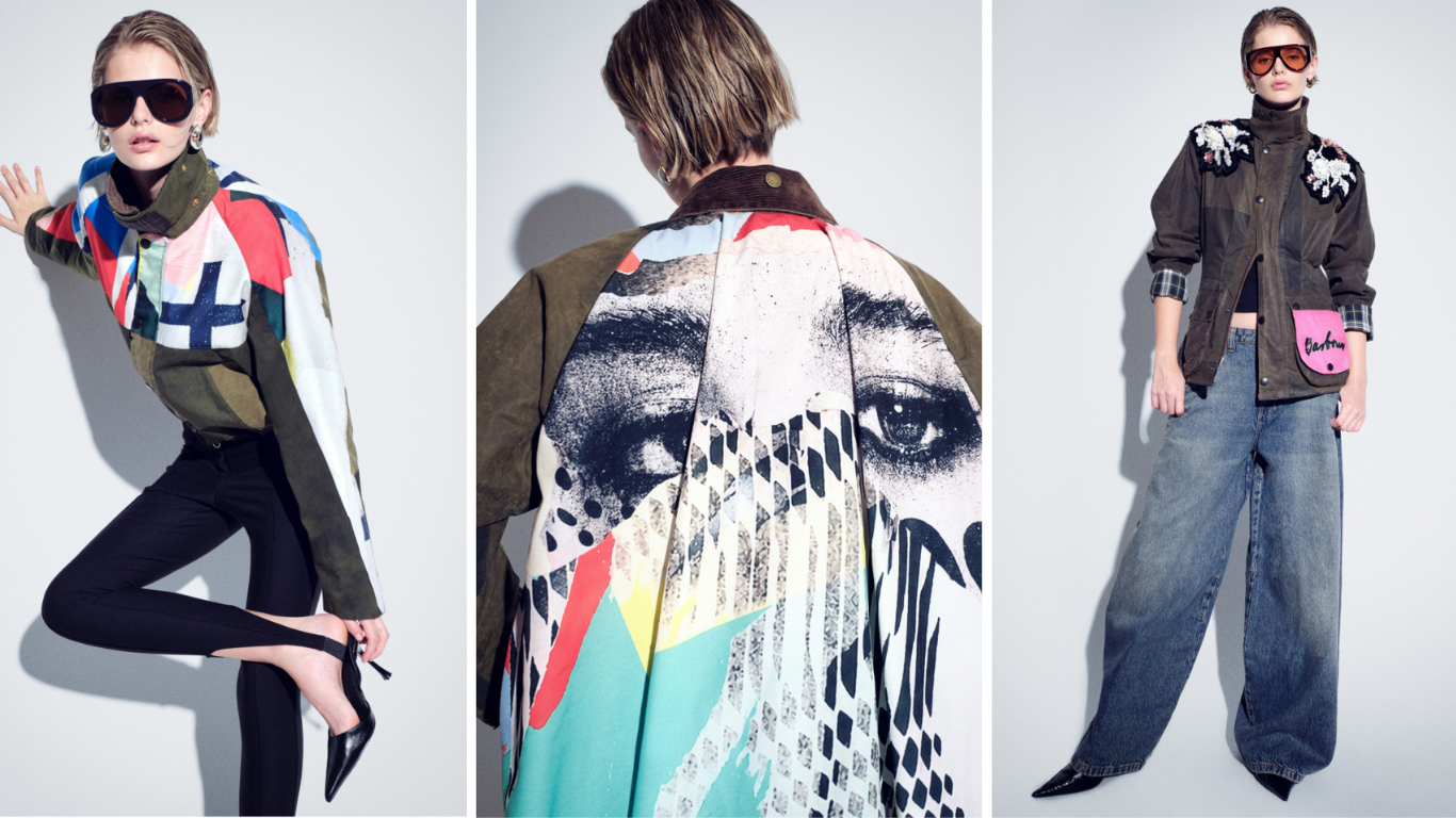 ASOS and Barbour partner artist Jimmy Turrell to transform 10 jackets into wearable art
