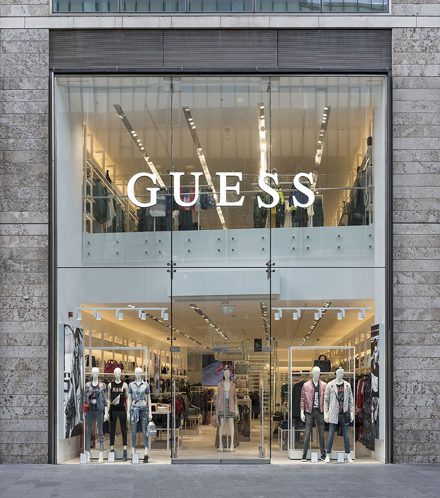 guess black heels