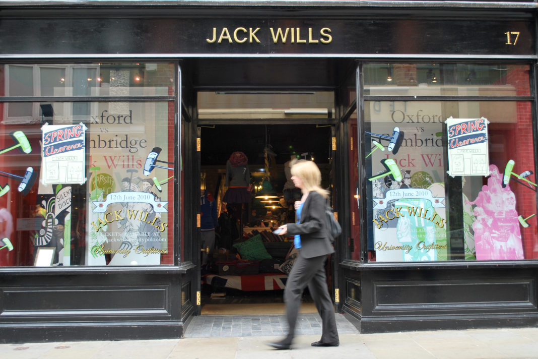Jack Wills announces nine further permanent store closures