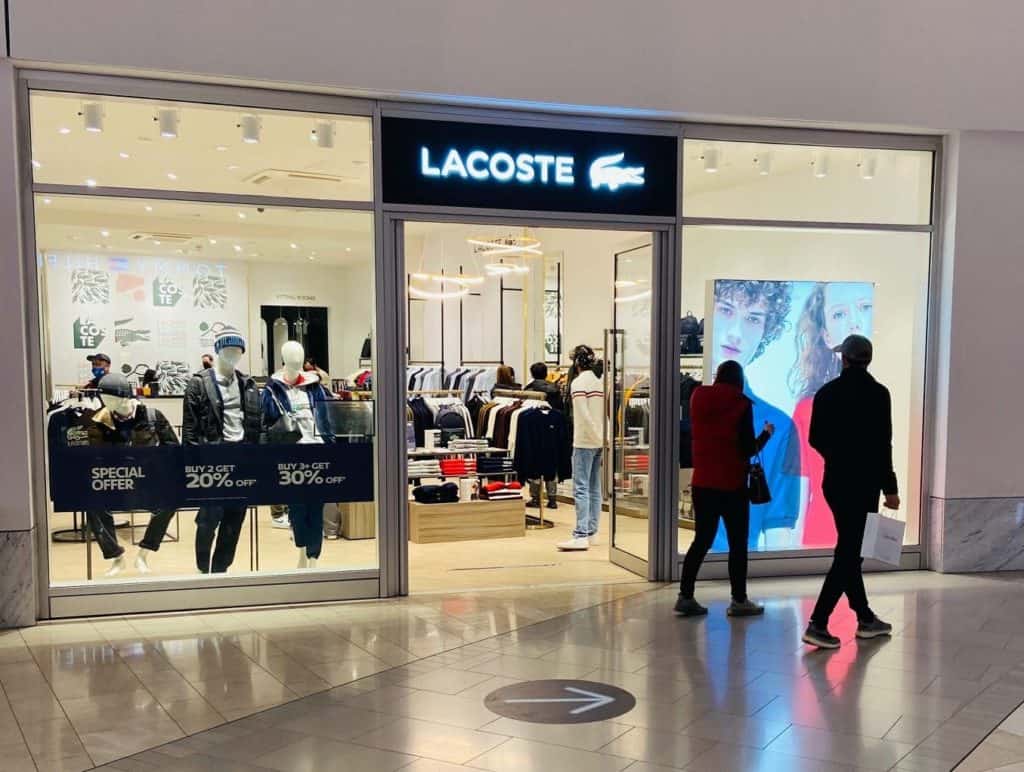 Lacoste opens store in Icon Outlet at 