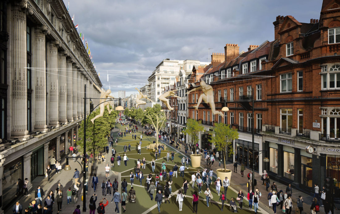 plans to pedestrianise oxford street are off the table "for good